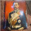Image 1 : Antique Velvet and Brass Photo Album with Royal Portrait Cover