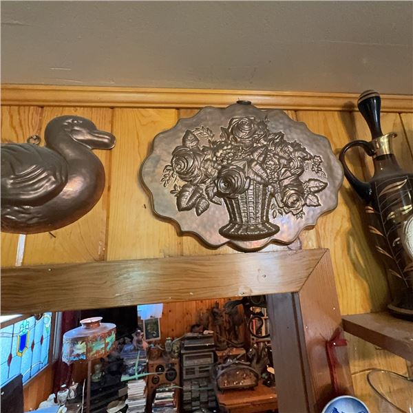 Embossed Copper Wall Molds – 8 Pieces