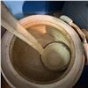 Image 2 : Handmade Ceramic Soup Pot with Lid and Ladle