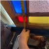 Image 5 : Vintage Stained Glass Window With Blue, Red, and Yellow Panels