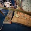 Image 2 : Vintage United Horse Mantel Clock, Gold-Tone, Electric
