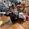 Image 1 : British Policeman Teapot and Union Jack Bulldog Ceramic Pair