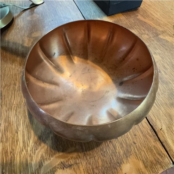 Vintage Revere Copper Bowl, 332, 9 Inch Diameter