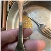 Image 5 : Antique Brass Legged Chafing Dish With Utensils