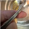 Image 6 : Antique Brass Legged Chafing Dish With Utensils