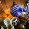 Image 2 : Vintage Blue and White Pottery Decor Lot
