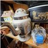 Image 4 : Shelf Lot: Vintage Kitchenware, Ceramic Canisters, Moscow Mule Mugs