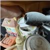 Image 6 : Shelf Lot: Vintage Kitchenware, Ceramic Canisters, Moscow Mule Mugs