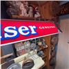 Image 4 : Vintage Budweiser Genuine Light-Up Beer Sign, 48" Wide