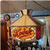 Image 1 : Vintage Kodak Stained Glass Hanging Lamp