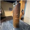 Image 1 : WWI Canadian Trench Art Shell Casing Jug, Maple Leaf Badge