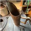 Image 4 : WWI Canadian Trench Art Shell Casing Jug, Maple Leaf Badge