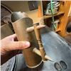 Image 5 : WWI Canadian Trench Art Shell Casing Jug, Maple Leaf Badge