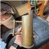 Image 8 : WWI Canadian Trench Art Shell Casing Jug, Maple Leaf Badge