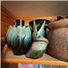 Image 1 : Vintage Canadian and American Green Drip Glaze Pottery