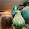 Image 2 : Vintage Canadian and American Green Drip Glaze Pottery