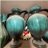 Image 4 : Vintage Canadian and American Green Drip Glaze Pottery