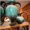 Image 5 : Vintage Canadian and American Green Drip Glaze Pottery