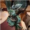 Image 6 : Vintage Canadian and American Green Drip Glaze Pottery