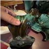 Image 7 : Vintage Canadian and American Green Drip Glaze Pottery