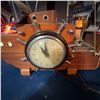 Image 2 : Vintage Ship Shaped Clock with Illuminated Sails and Wheel Face
