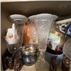Image 1 : Vintage Mixed Lot: Tea Cups, Glassware, and Ceramic Monkey Jar