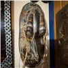 Image 1 : 4 Ethnic Wood and Metal Wall Masks