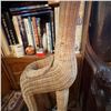 Image 5 : Tall Wicker Giraffe Planter Basket Stand