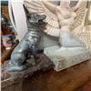 Image 3 : Three Decorative Egyptian Style Figurines Including Dog