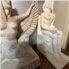 Image 4 : Three Decorative Egyptian Style Figurines Including Dog