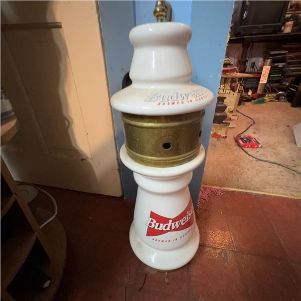 Vintage Budweiser Brewery Tower Lamp