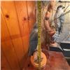 Image 4 : Hand-Carved Wooden Peregrine Falcon Sculpture, Signed, 15” Tall