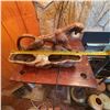 Image 3 : Vintage Panther Ceramic TV Lamp, Brown Glaze, 18" Wide