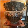 Image 1 : Large Glazed Terracotta Planter Pot, Marked 120
