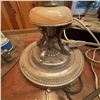 Image 8 : Vintage Art Deco Torchiere Floor Lamp with Frosted Glass Shade