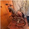 Image 3 : Antique Cast Iron Horse Tricycle Pull Toy, c. Early 20th Century