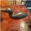 Image 5 : Two Inuit Carvings: Manatee by Sammy Kalvak and Loon, Soapstone