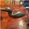 Image 6 : Two Inuit Carvings: Manatee by Sammy Kalvak and Loon, Soapstone