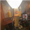 Image 6 : Vintage Torchiere Floor Lamp with Glass Shade and Candle-Style Lights