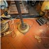 Image 8 : Vintage Torchiere Floor Lamp with Glass Shade and Candle-Style Lights