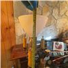 Image 9 : Vintage Torchiere Floor Lamp with Glass Shade and Candle-Style Lights