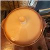 Image 2 : Vintage Brown Drip Glaze Stoneware Casserole Dish with Lid