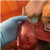 Image 2 : Decorative Glass Sculpture, Painted Ceramic Vase, and Abstract Pottery Plate Lot
