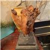 Image 5 : Decorative Glass Sculpture, Painted Ceramic Vase, and Abstract Pottery Plate Lot