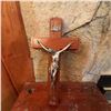 Image 1 : Wooden Crucifix With Hidden Sacrament Compartment