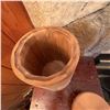 Image 3 : Vintage Hand-Painted Wood Butter Churn with Teddy Bear Motif