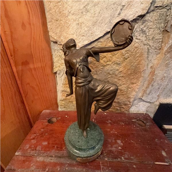 Bronze Sculpture "Dancer with Tambourine" by Duchamps