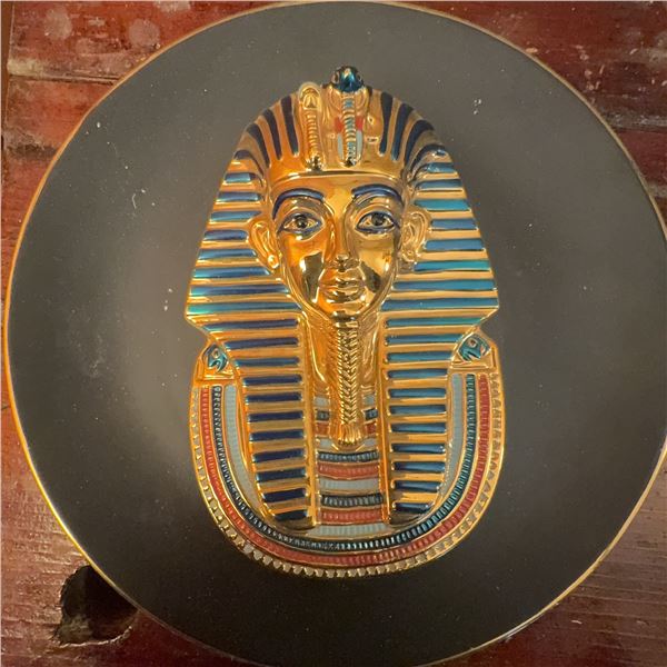 Osiris Porcelain 'Golden Mask of Tutankhamun' Collectible Plate