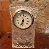 Image 2 : German Crystal Mantel Clock with Roman Numerals