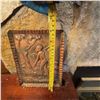 Image 3 : Vintage Embossed Copper Wall Plaque – African Boy Scene